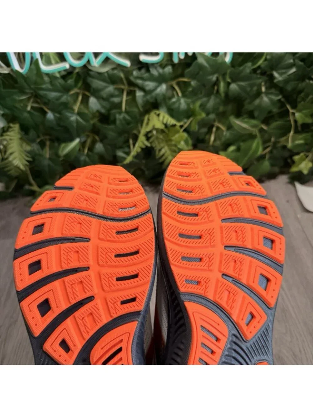 Brooks Ghost 17 Running Shoes Oyster Mushroom/ Orange/ Ebony , Men's 8 D